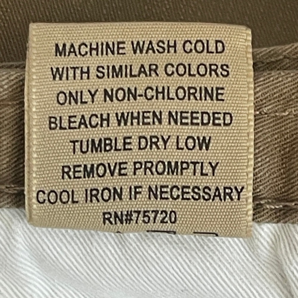BKE Fulton Straight Leg Mens 31x31 100% Cotton Tan Khaki Pants Zip *READ - Picture 14 of 14